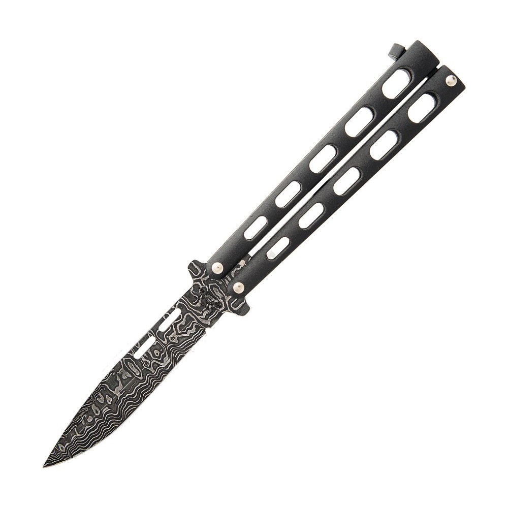 Bear & Son Butterfly Damascus Black