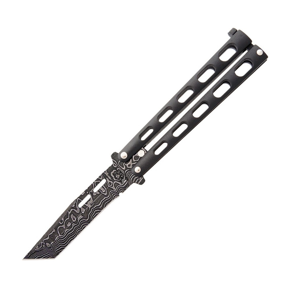 Bear & Son Butterfly Damascus Silver Vein