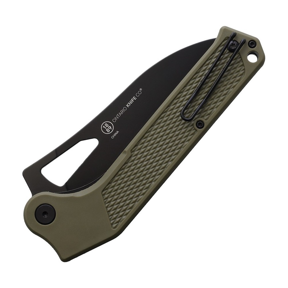 Ontario Camp Plus EDC Linerlock Grn CP