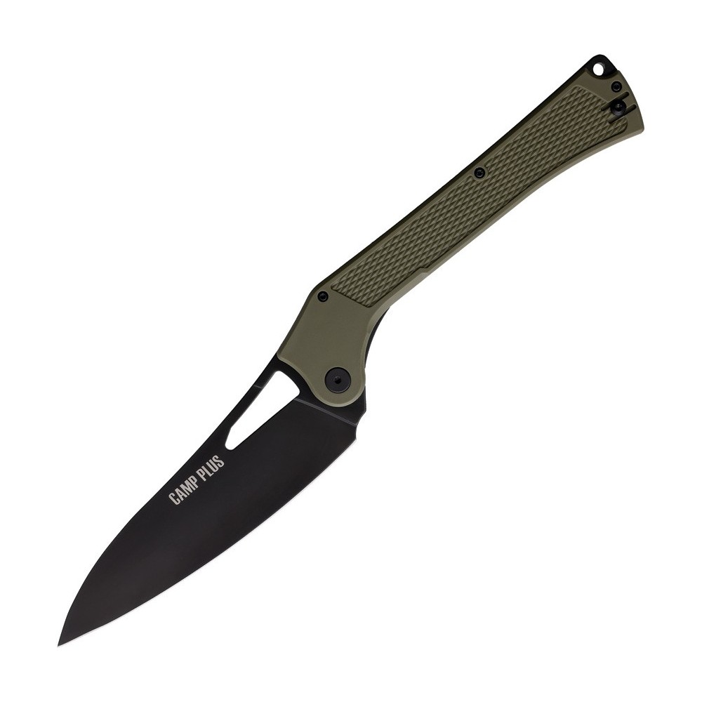Ontario Camp Plus EDC Linerlock Grn CP