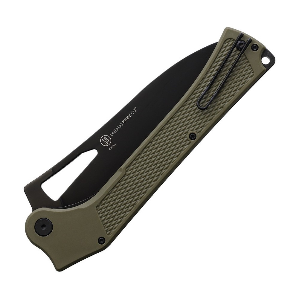 Ontario Camp Plus EDC Linerlock Grn CP