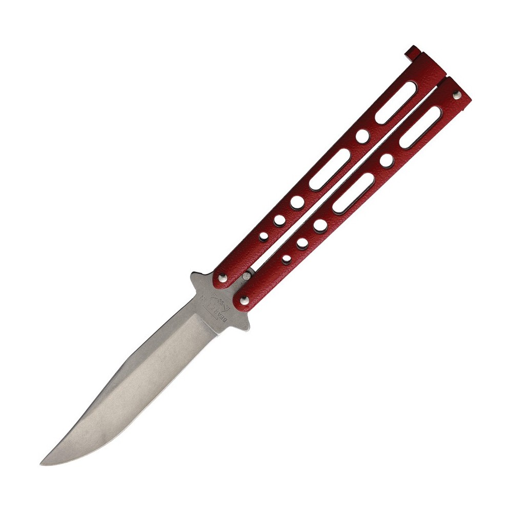 Bear & Son Butterfly Red Stonewash