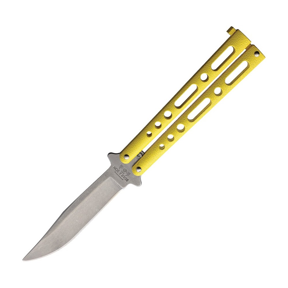Bear & Son Butterfly Yellow Stonewash