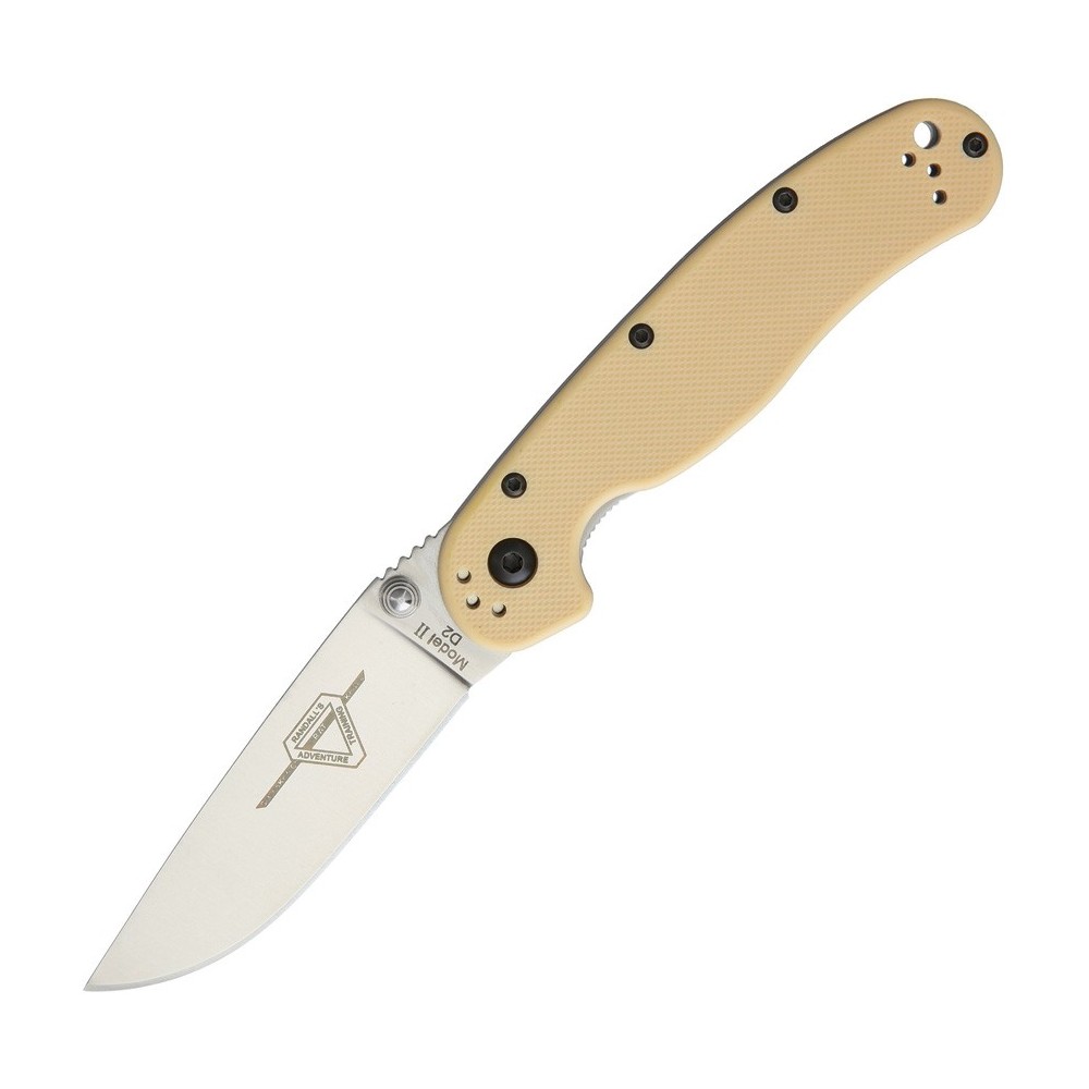 Ontario RAT II Linerlock Desert Tan D2