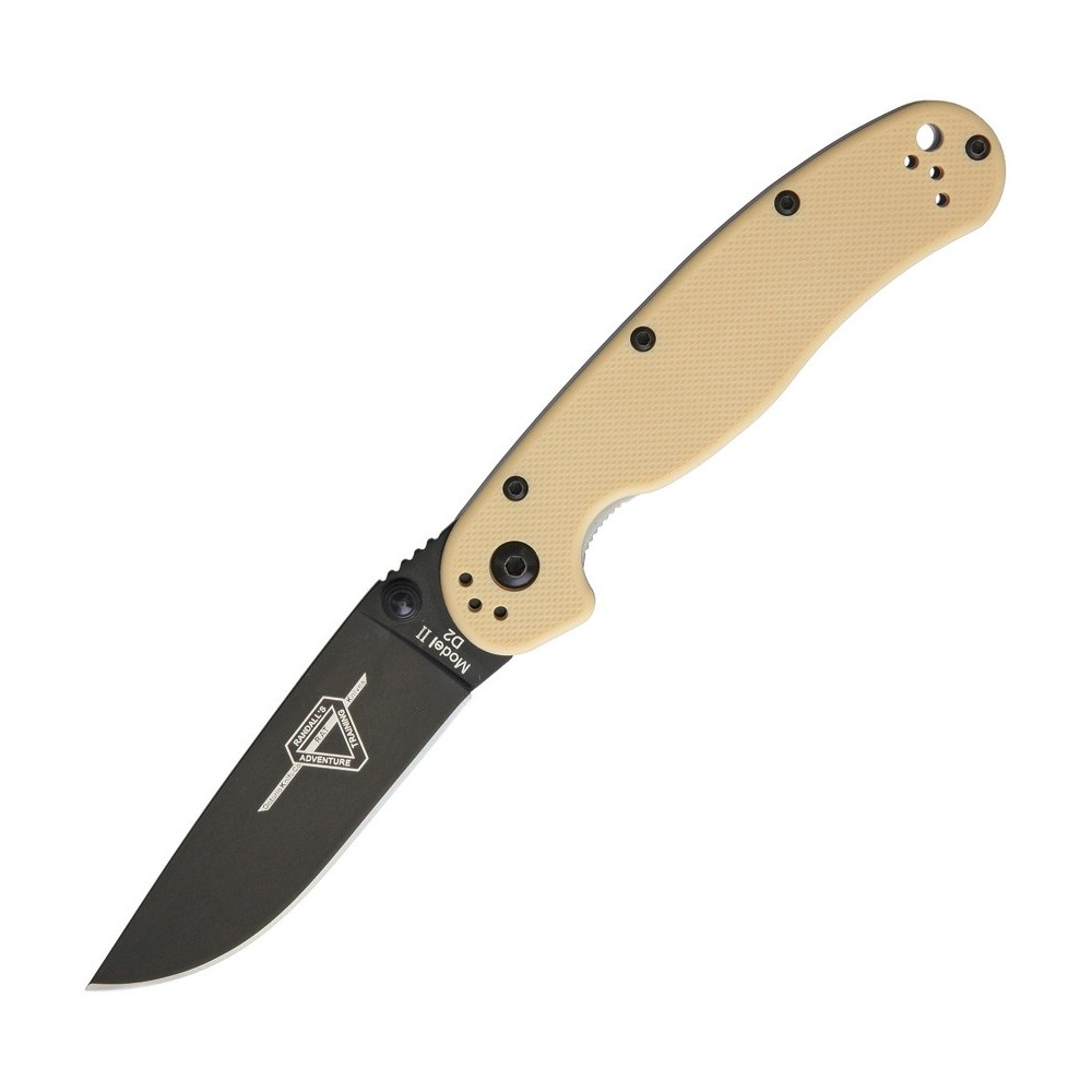 Ontario RAT II Linerlock Desert Tan D2