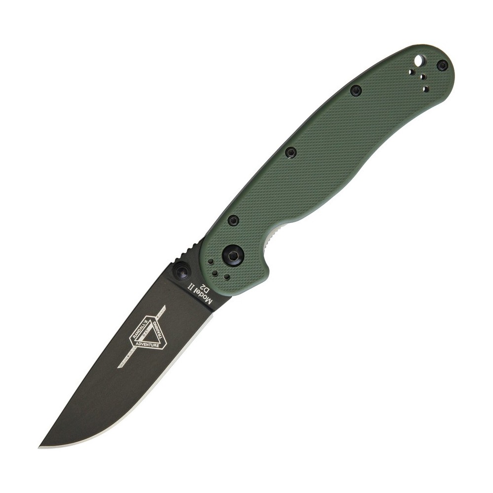Ontario RAT II Linerlock OD Green D2