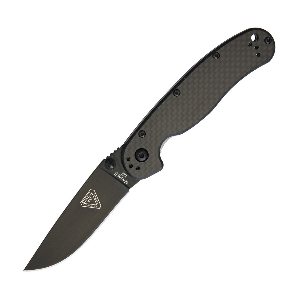 Ontario RAT II Linerlock D2 CF