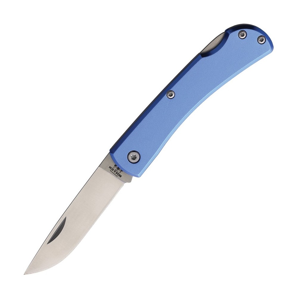 Bear & Son Small Farmhand Lockback Blue