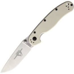 Ontario RAT II Linerlock Ivory G10