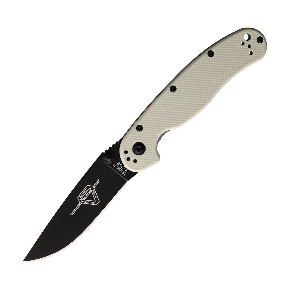 Ontario RAT II Linerlock Bone Nylon