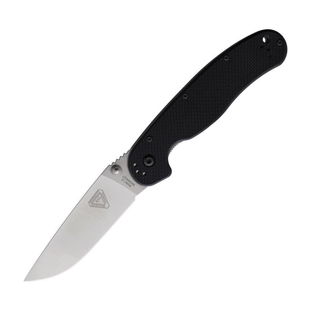 Ontario RAT 1.5 Linerlock Mag Blk G10