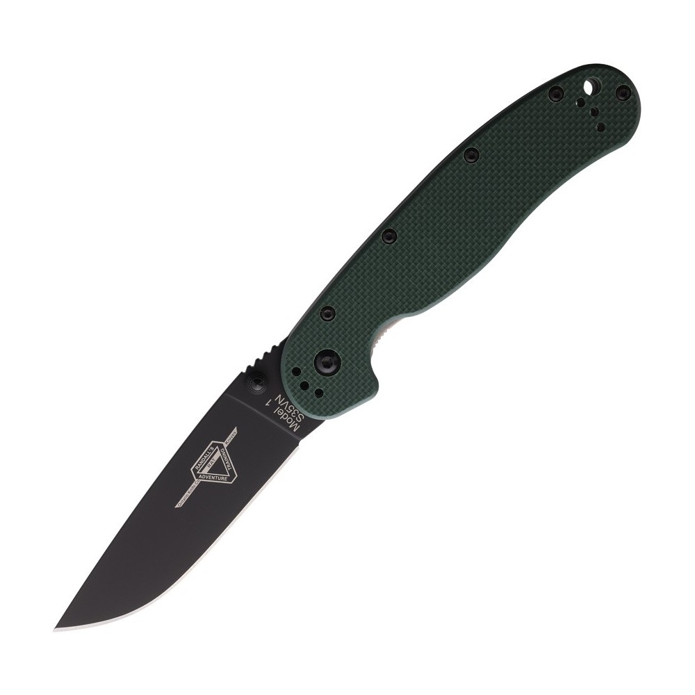 Ontario RAT I Linerlock Green G10