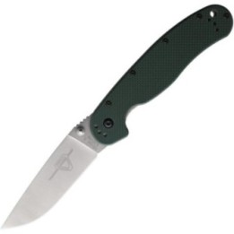 Ontario RAT I Linerlock Green G10 SW