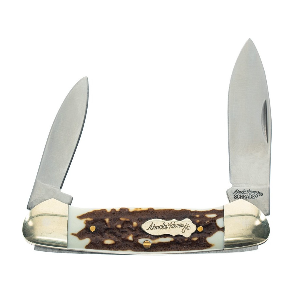 Schrade Large Canoe Staglon