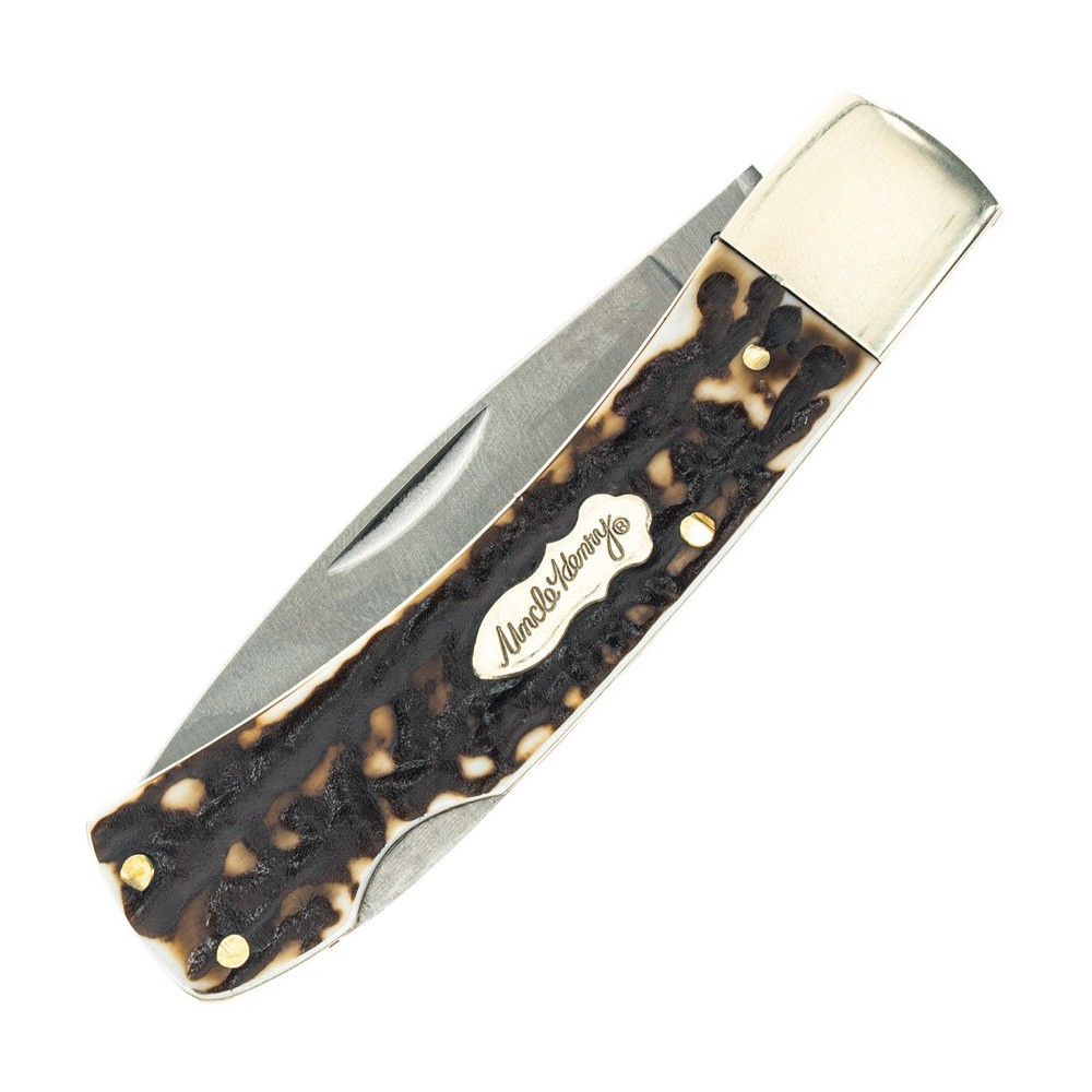 Schrade Bruin Lockback Staglon