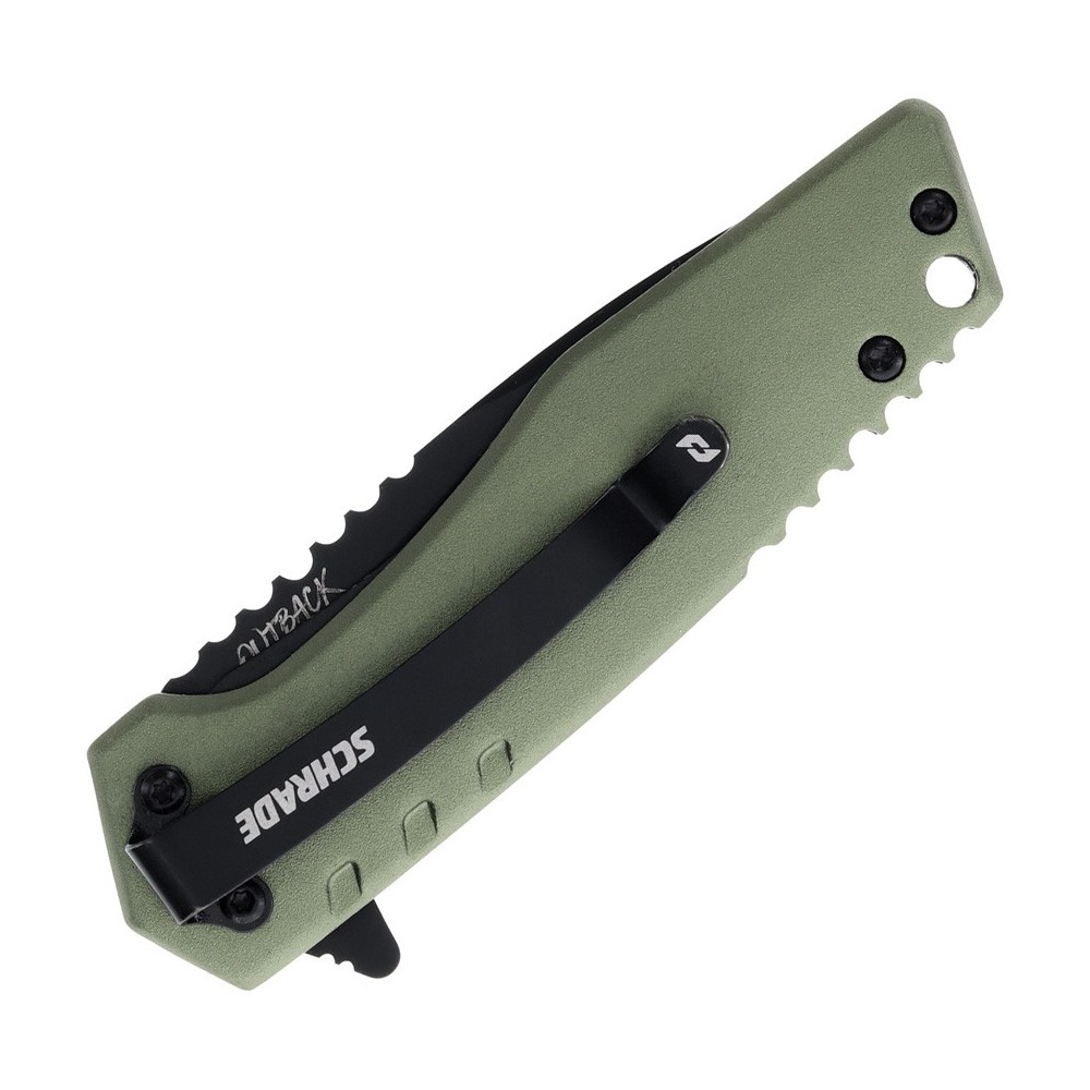 Schrade Artillery Linerlock Green