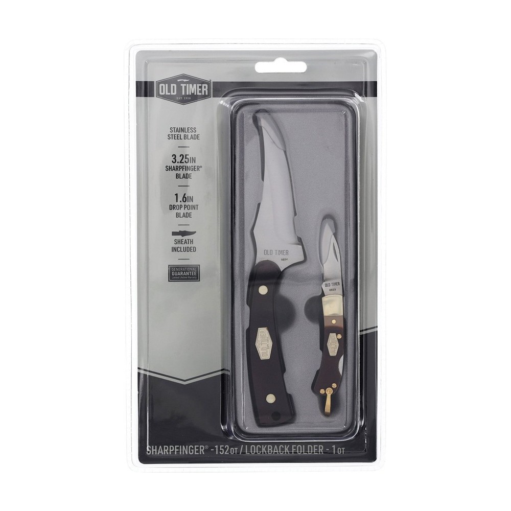 Schrade Ot Sharpfinger/Folder Combo