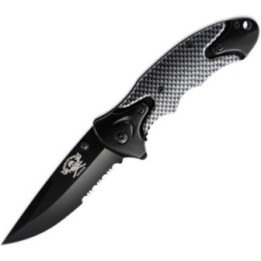 Skallywag Tactical Orca Linerlock Black/Silver