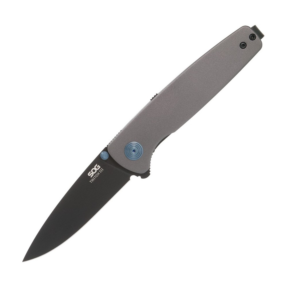 SOG Twitch III Linerlock Gunmetal