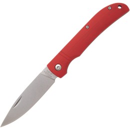 Bear & Son Drop Point Slip Joint Red