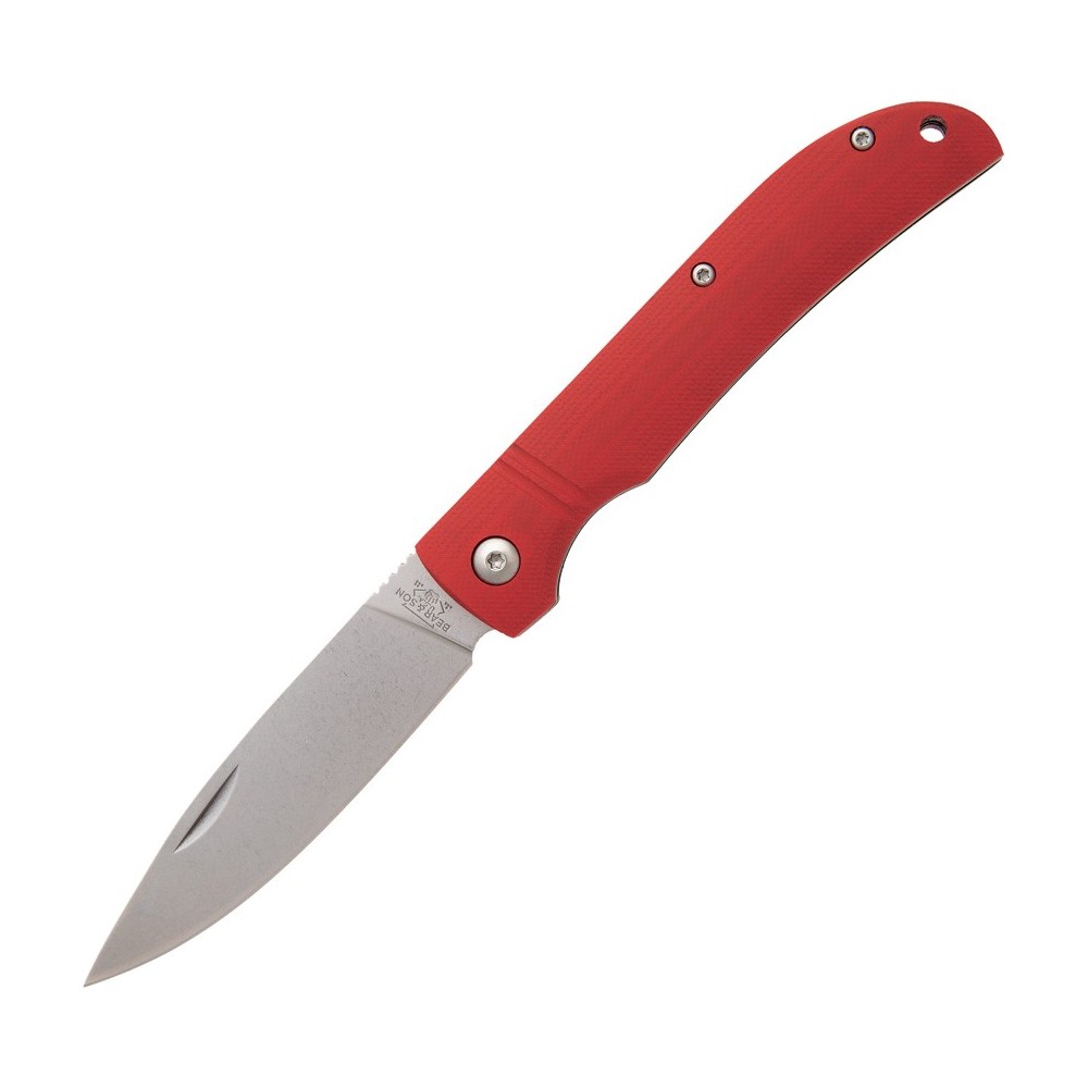 Bear & Son Drop Point Slip Joint Red