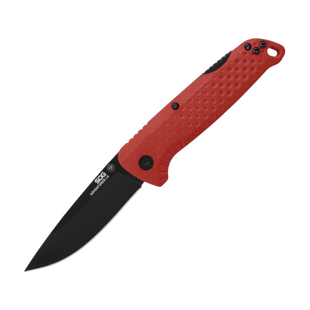 SOG Adventurer Lockback Red/Blk