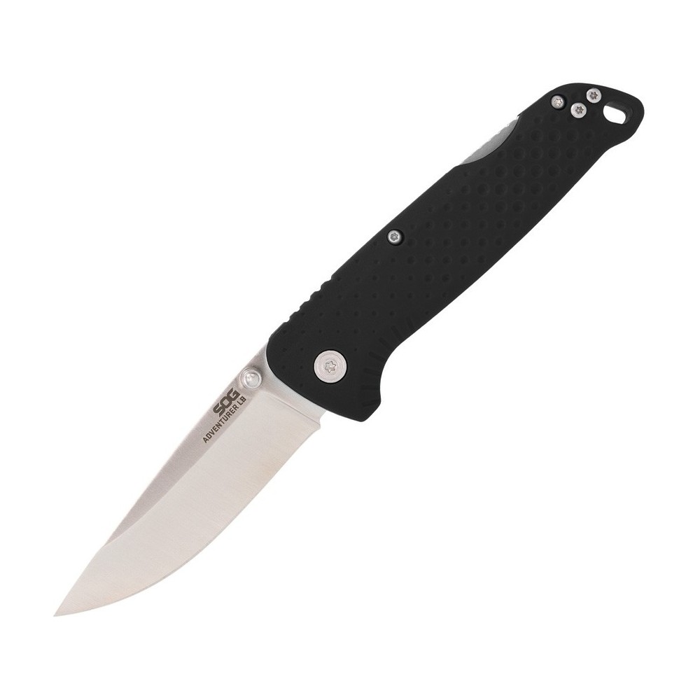 SOG Adventurer Lockback Blk/Satin