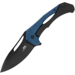 SOG Bulwark Framelock Blue Micarta