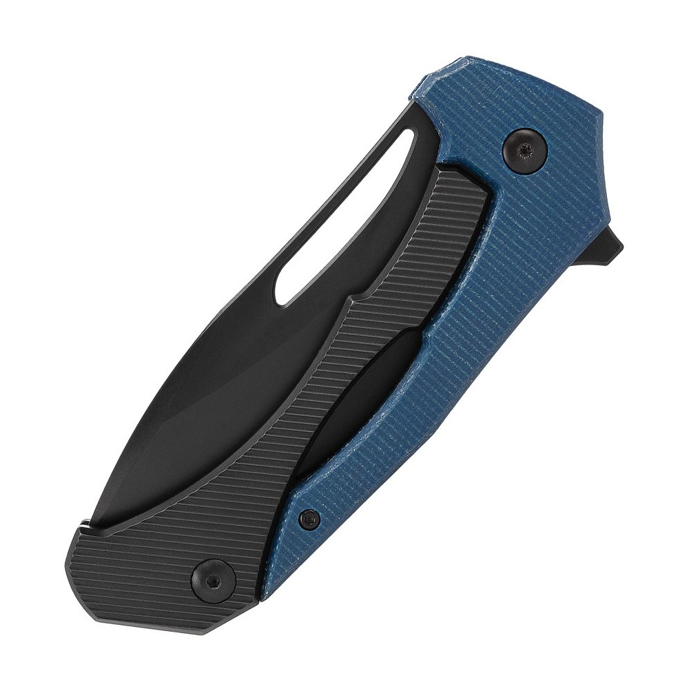 SOG Bulwark Framelock Blue Micarta