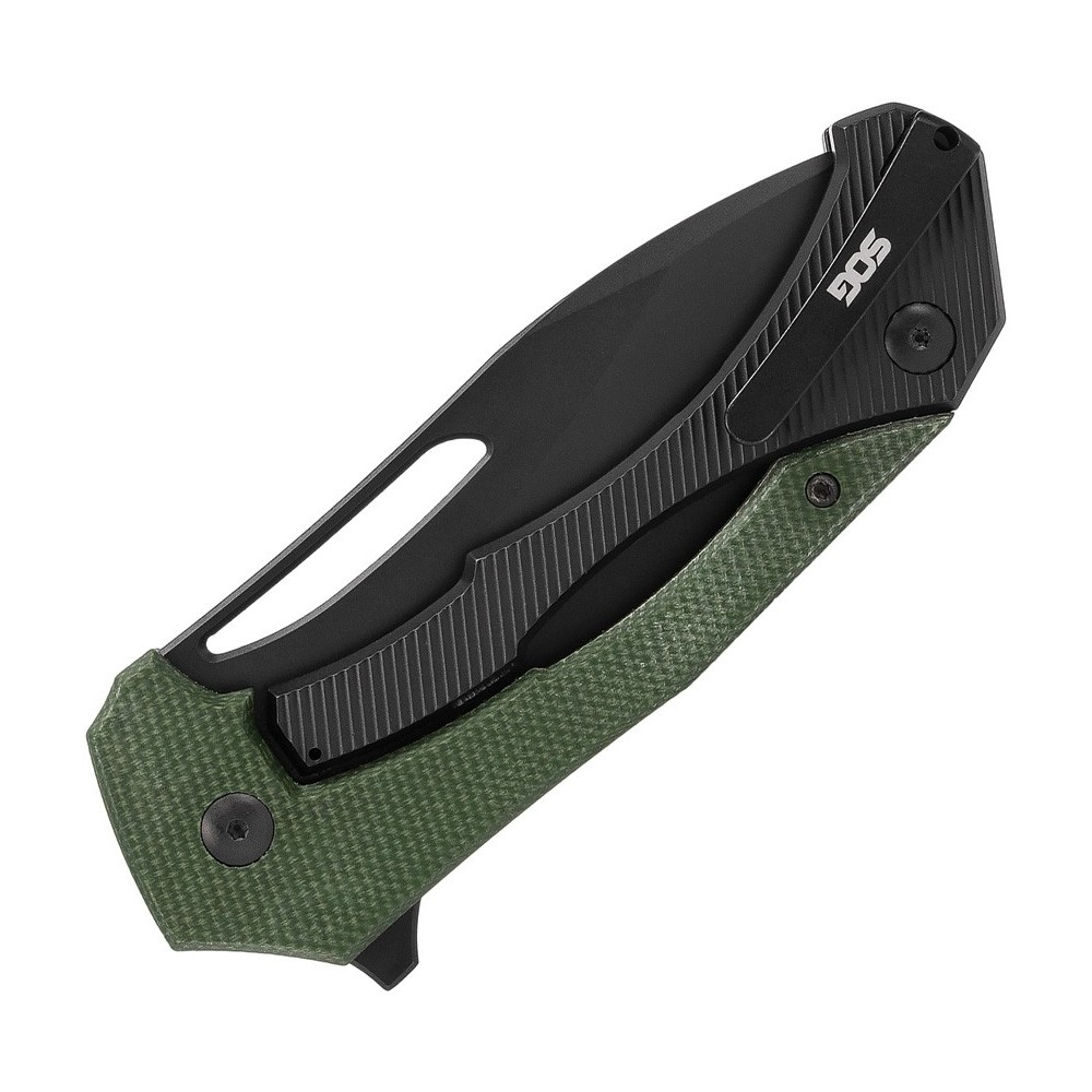 SOG Bulwark Framelock OD Mic