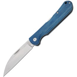 Bear & Son Lockback Blue Jean Micarta