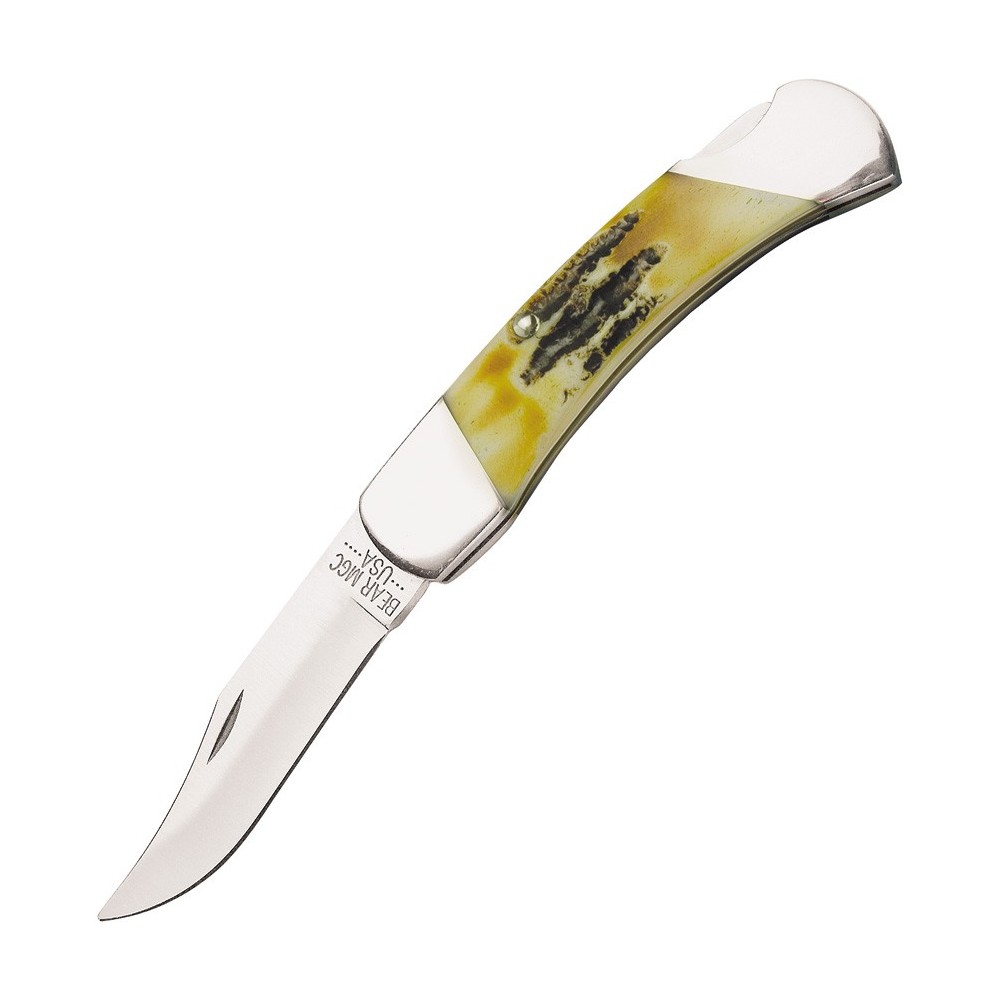 Bear & Son Lockback India Stag Bone