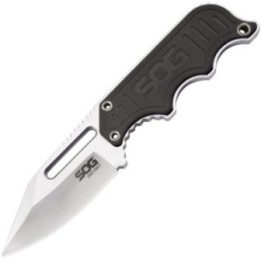 SOG Instinct Satin Black G-10
