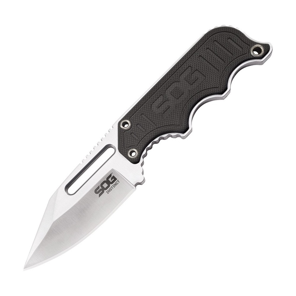 SOG Instinct Satin Black G-10