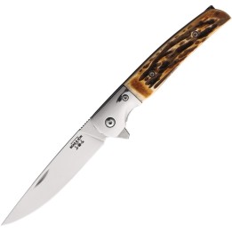 Bear & Son Rancher Linerlock Stag Bone