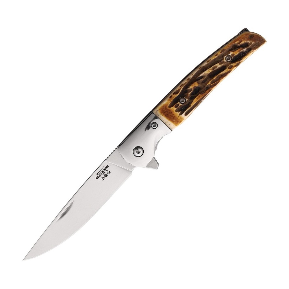 Bear & Son Rancher Linerlock Stag Bone