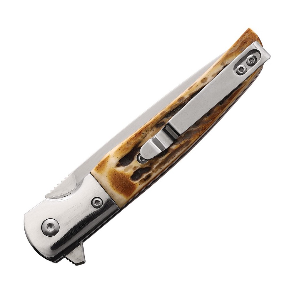 Bear & Son Rancher Linerlock Stag Bone