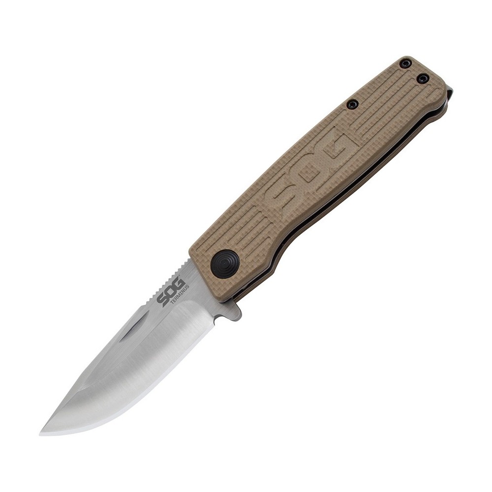 SOG Terminus Slipjoint Tan