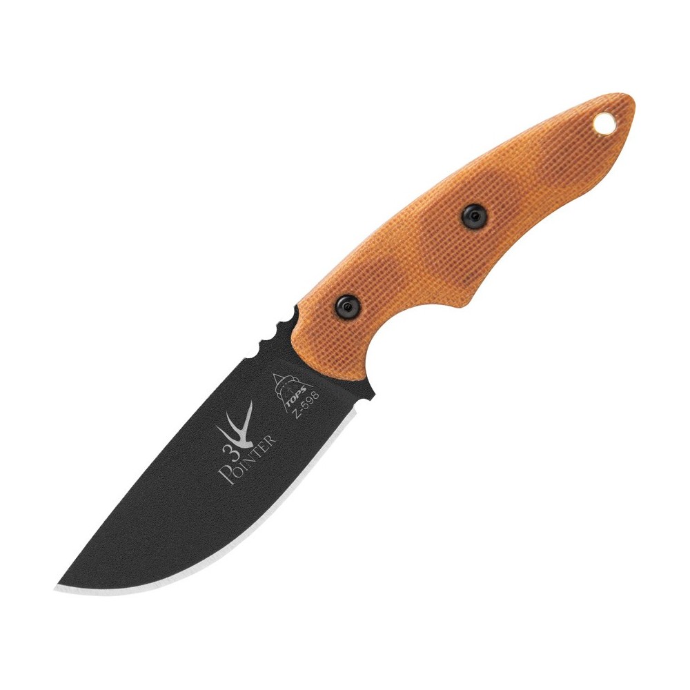 TOPS 3 Pointer Tan Canvas Micarta