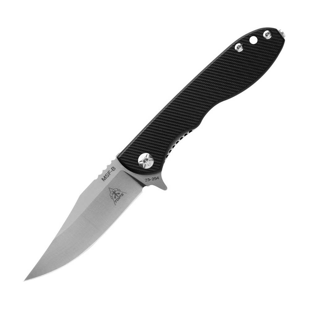 TOPS MSF Linerlock Black Elmax