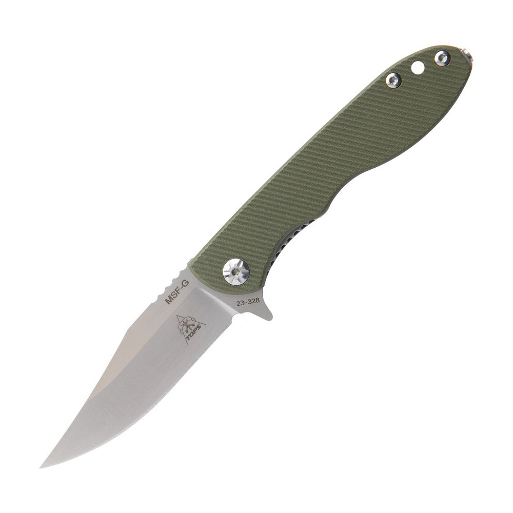 TOPS MSF Linerlock Green Elmax