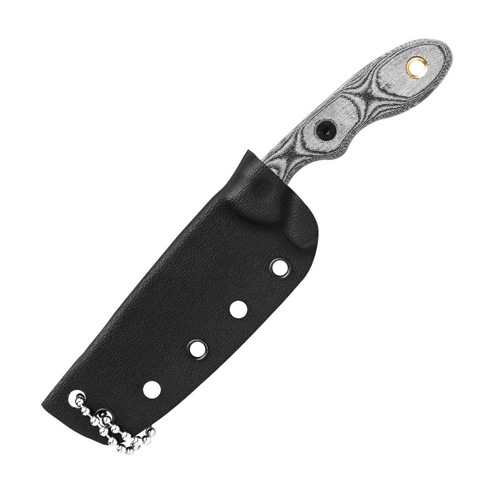 TOPS Mini Scandi Knife Black Linen