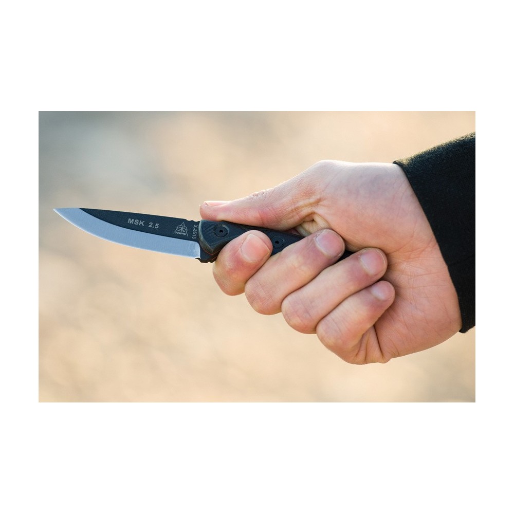 TOPS Mini Scandi Knife Green