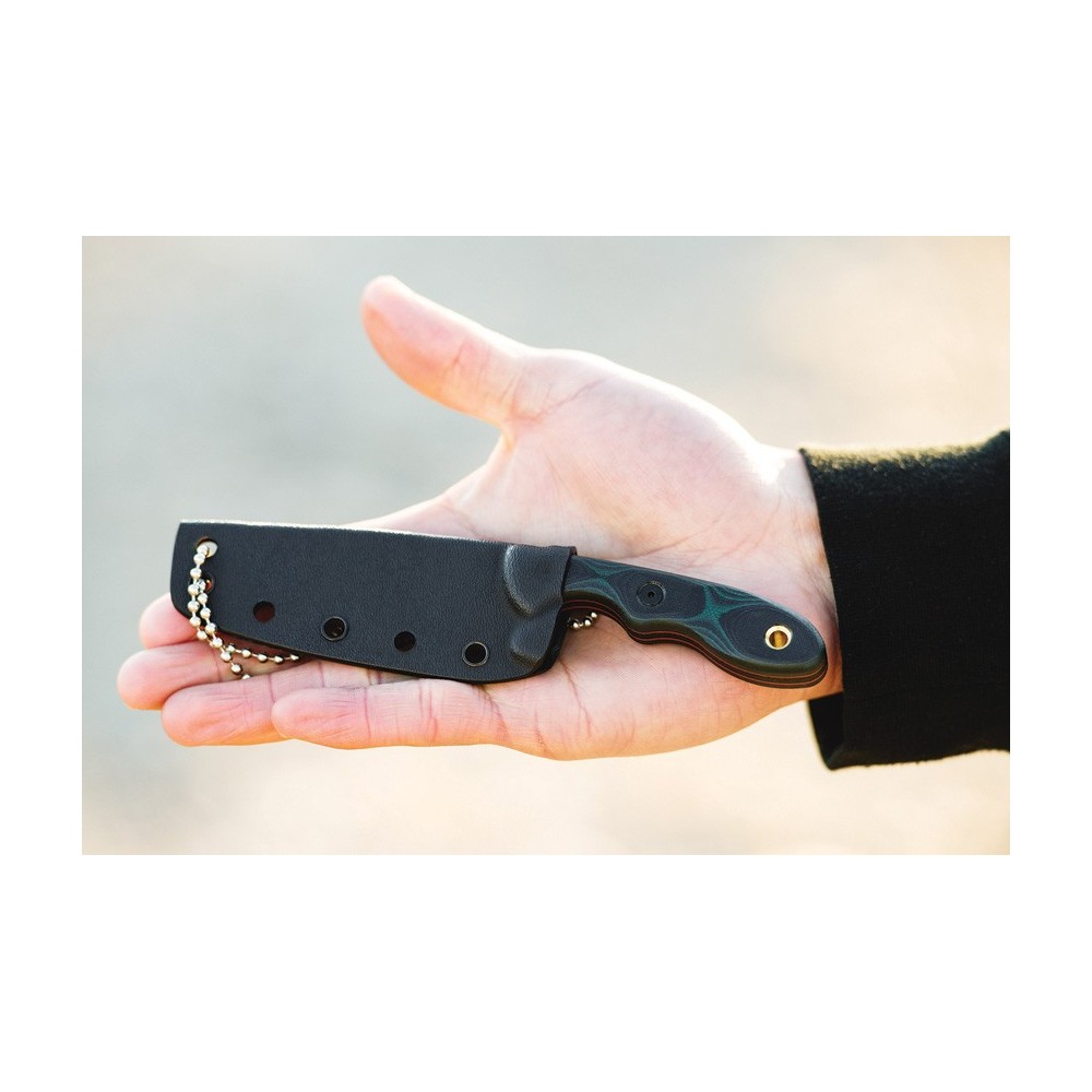 TOPS Mini Scandi Knife Green