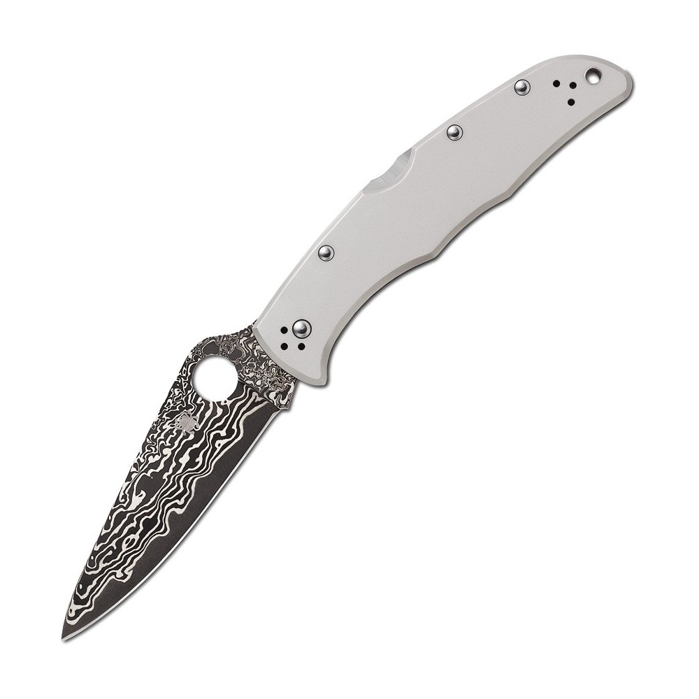 Spyderco Endura 4 Titanium Damascus