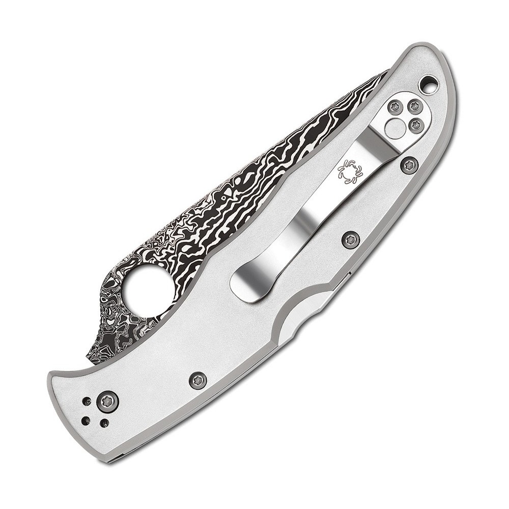 Spyderco Endura 4 Titanium Damascus