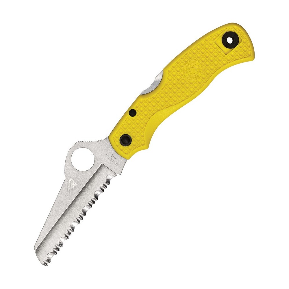 Spyderco Saver Salt Lockback Yellow