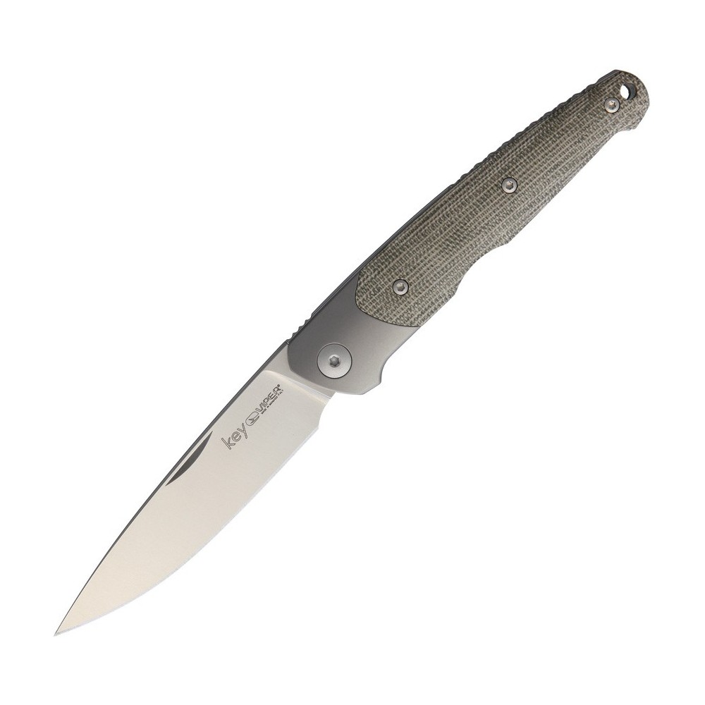 Viper Key Slip Joint Green Micarta