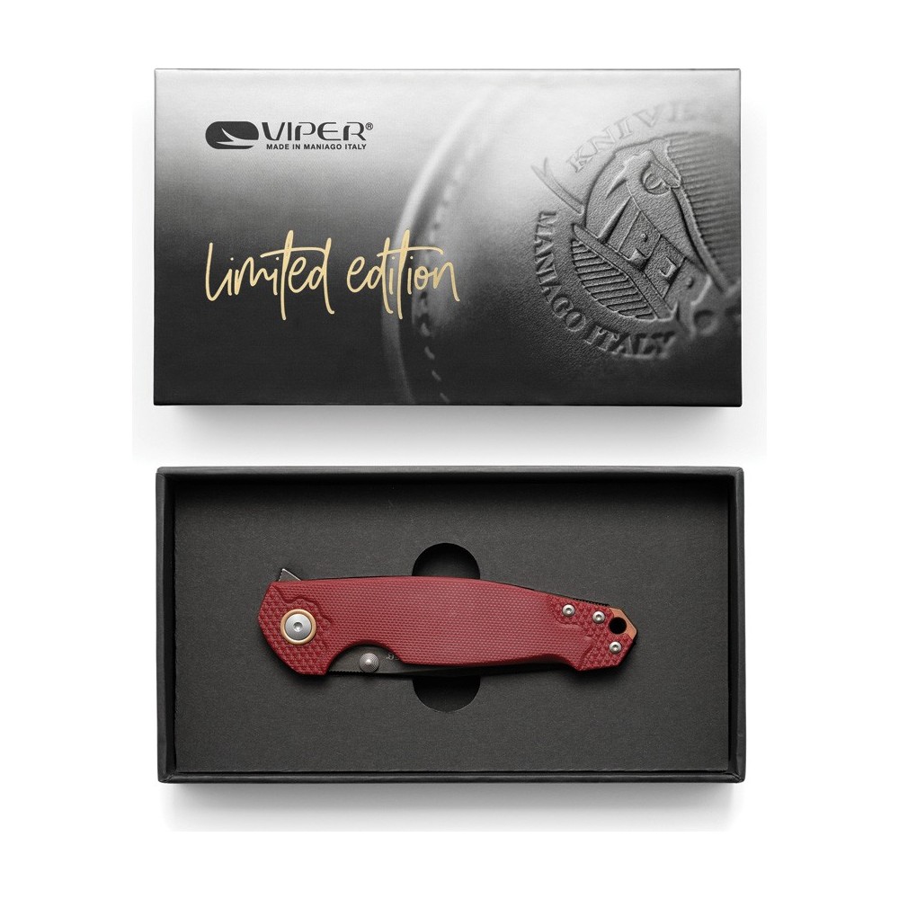 Viper Katla Linerlock LE Red G10