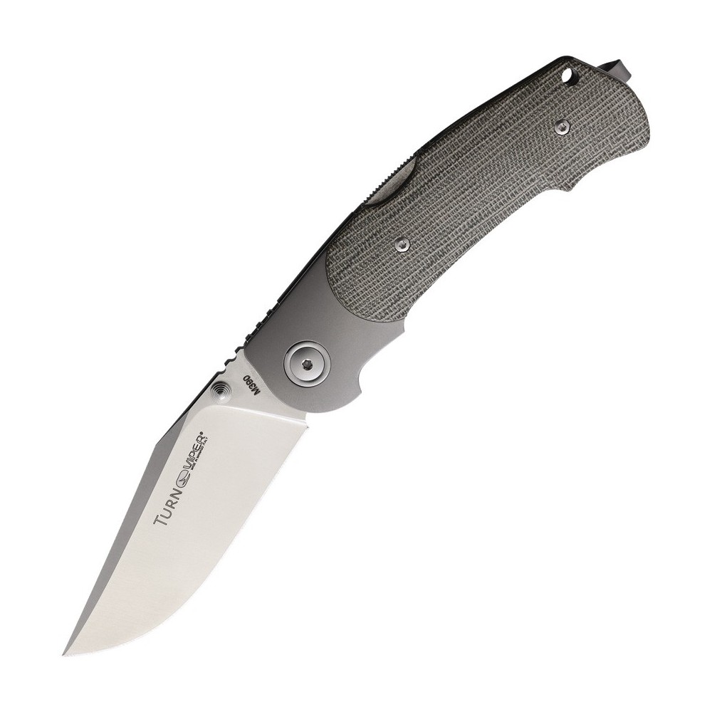 Viper TURN Lockback Green Micarta